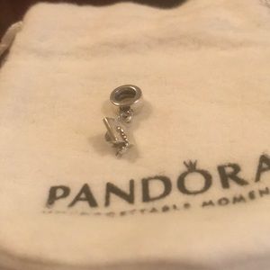 Authentic Pandora graduation cap charm.
